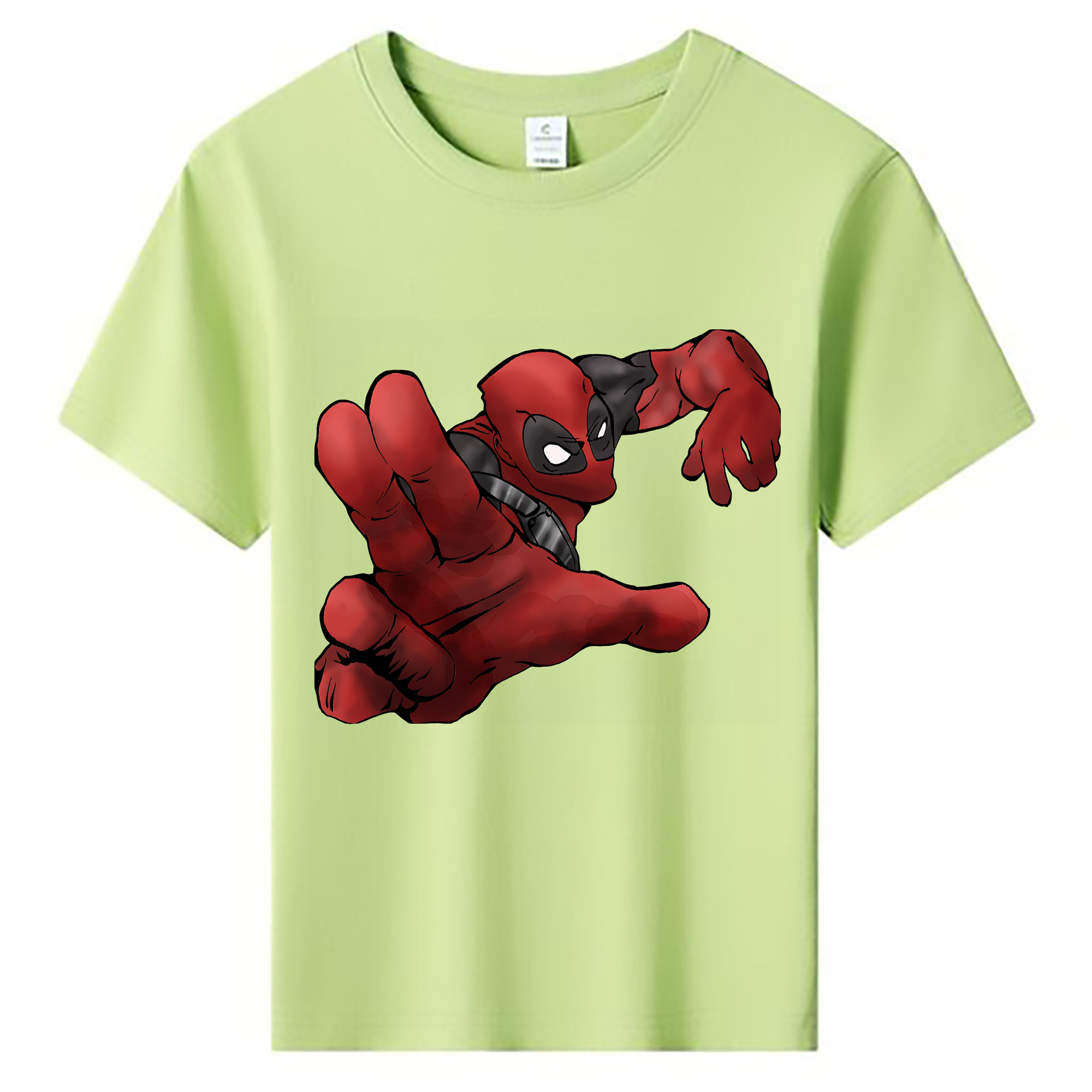 （画像用） Deadpool デッドプール 綿100％キッズTシャツ（フロントプリント）